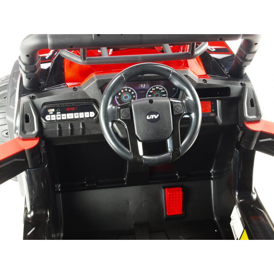 Bugina Champion, 2x motor 12V/120W, 2.4G dálkové ovládání, červená